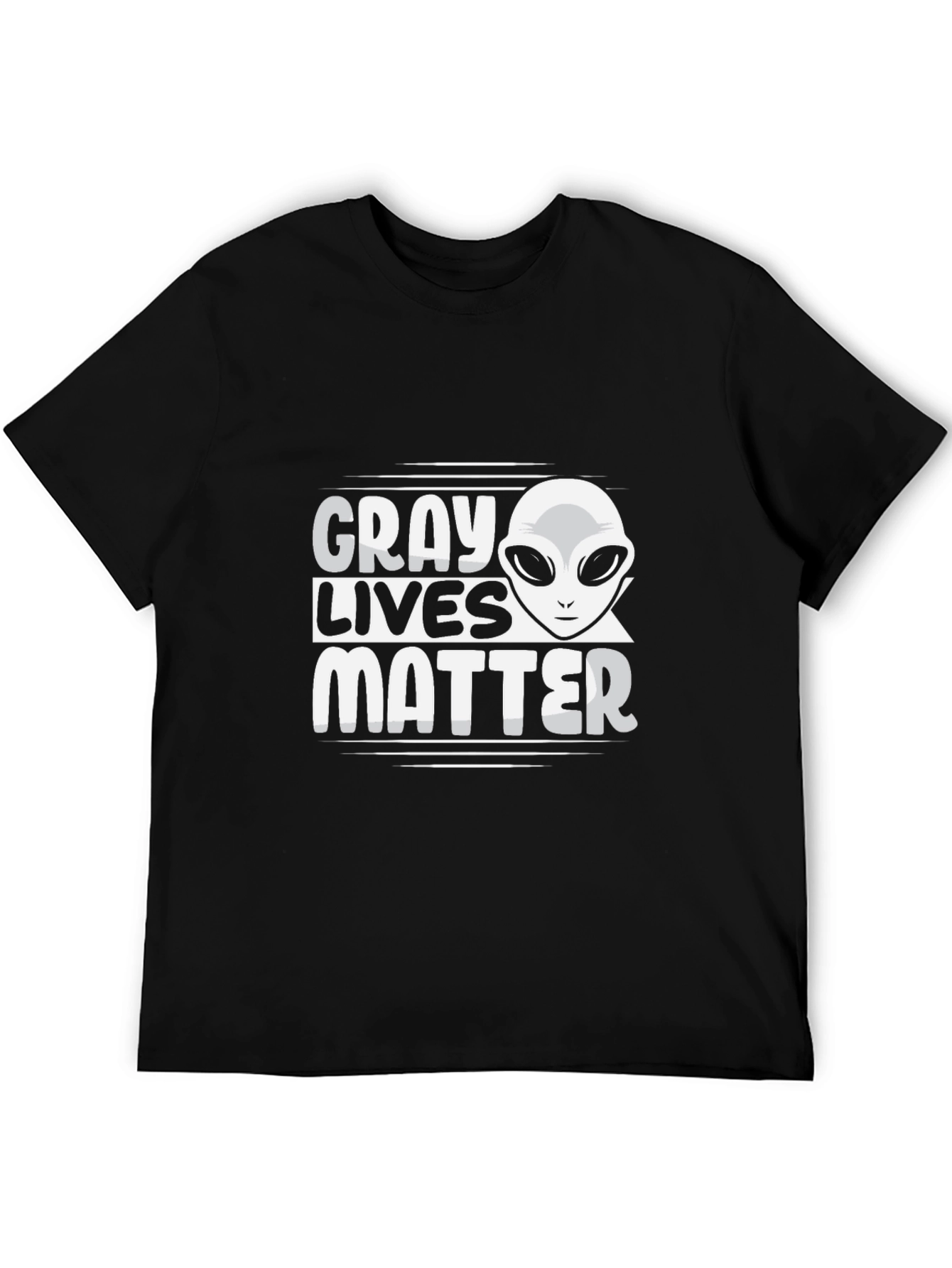 Gray Lives Matter T-Shirt - Alien Graphic Tee