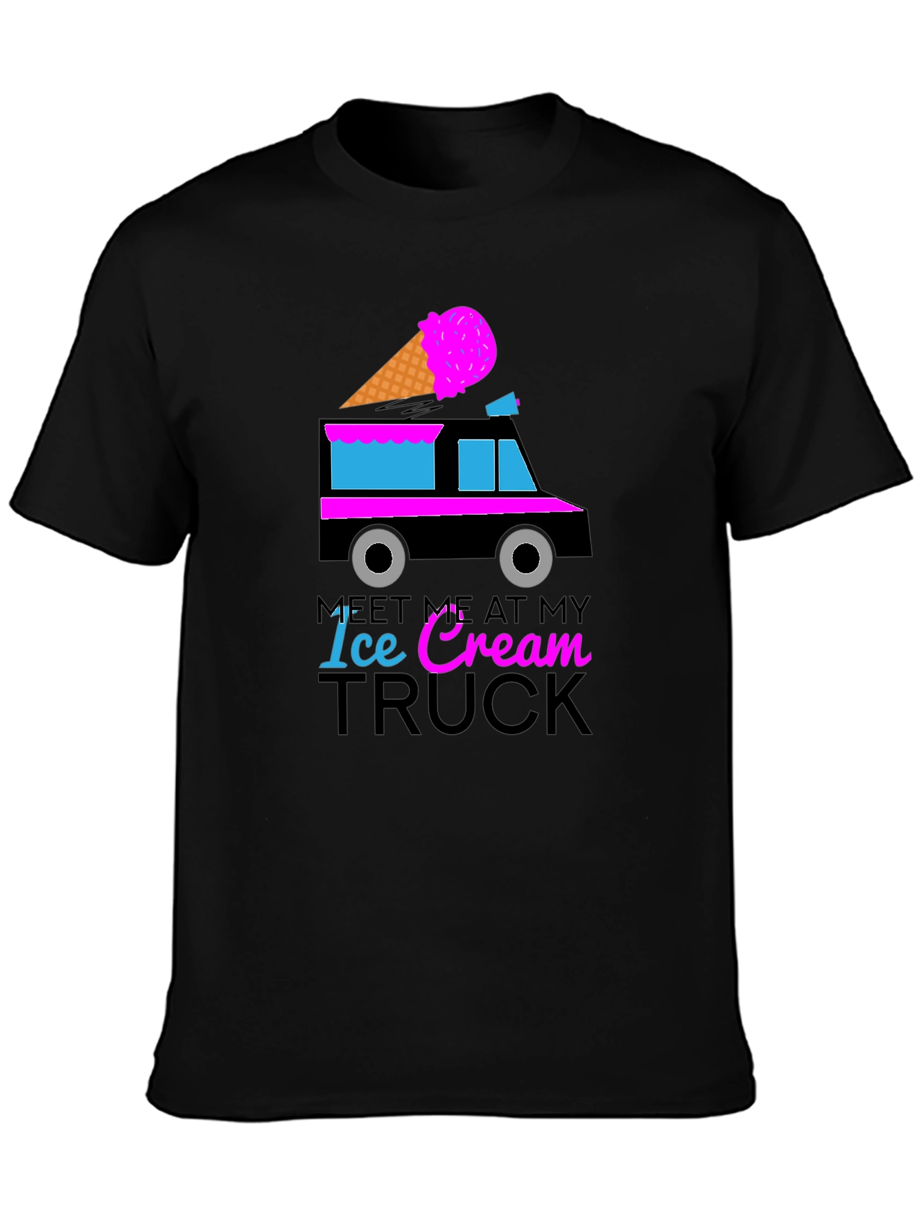 Meet Me At My Ice Cream Truck Graphic Tee