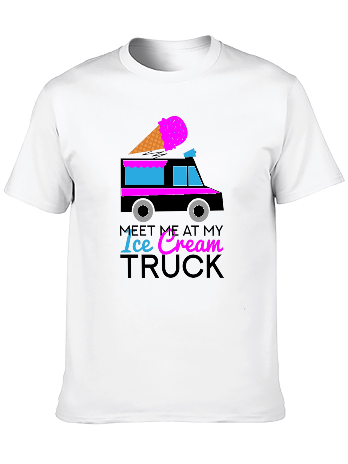 Meet Me At My Ice Cream Truck Graphic Tee
