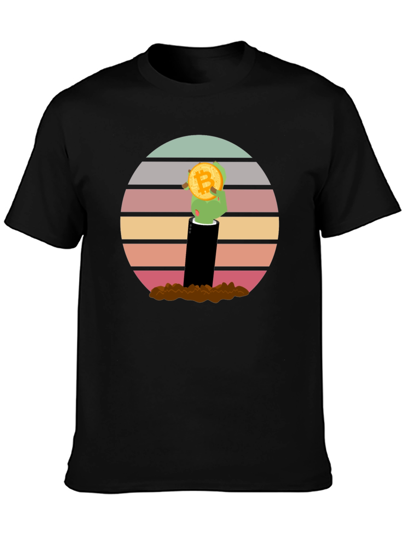 Bitcoin Zombie Hand T-Shirt