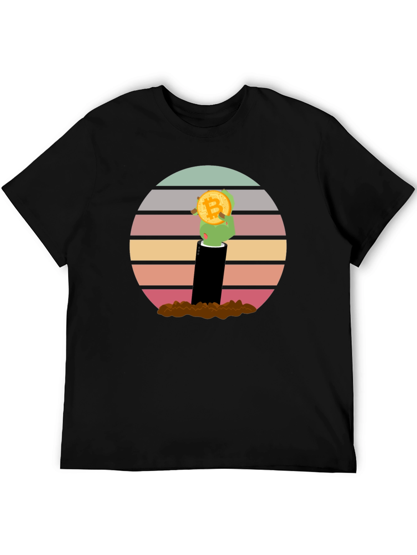 Bitcoin Zombie Hand T-Shirt