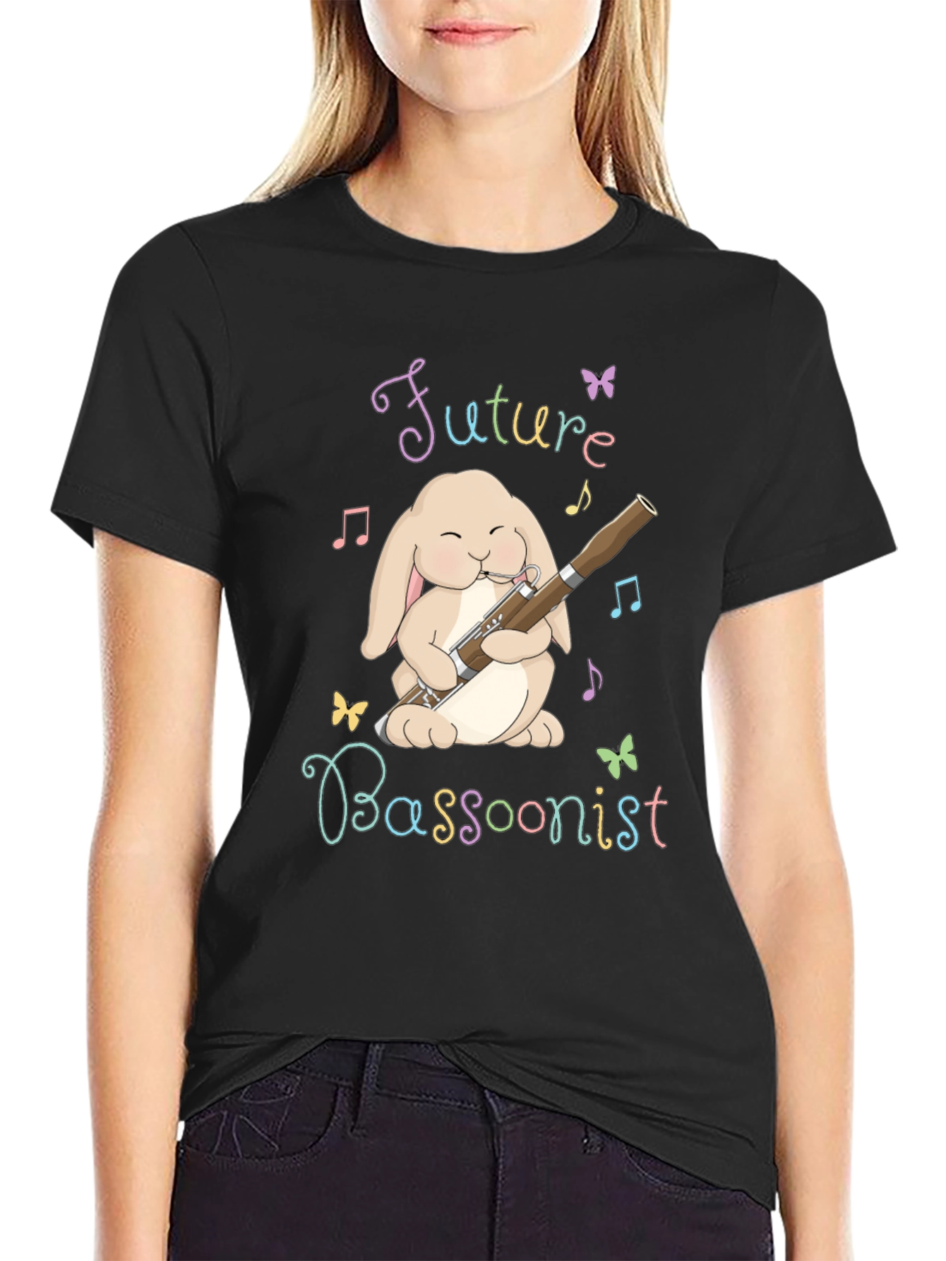 Future Bassoonist Bunny Graphic Tee