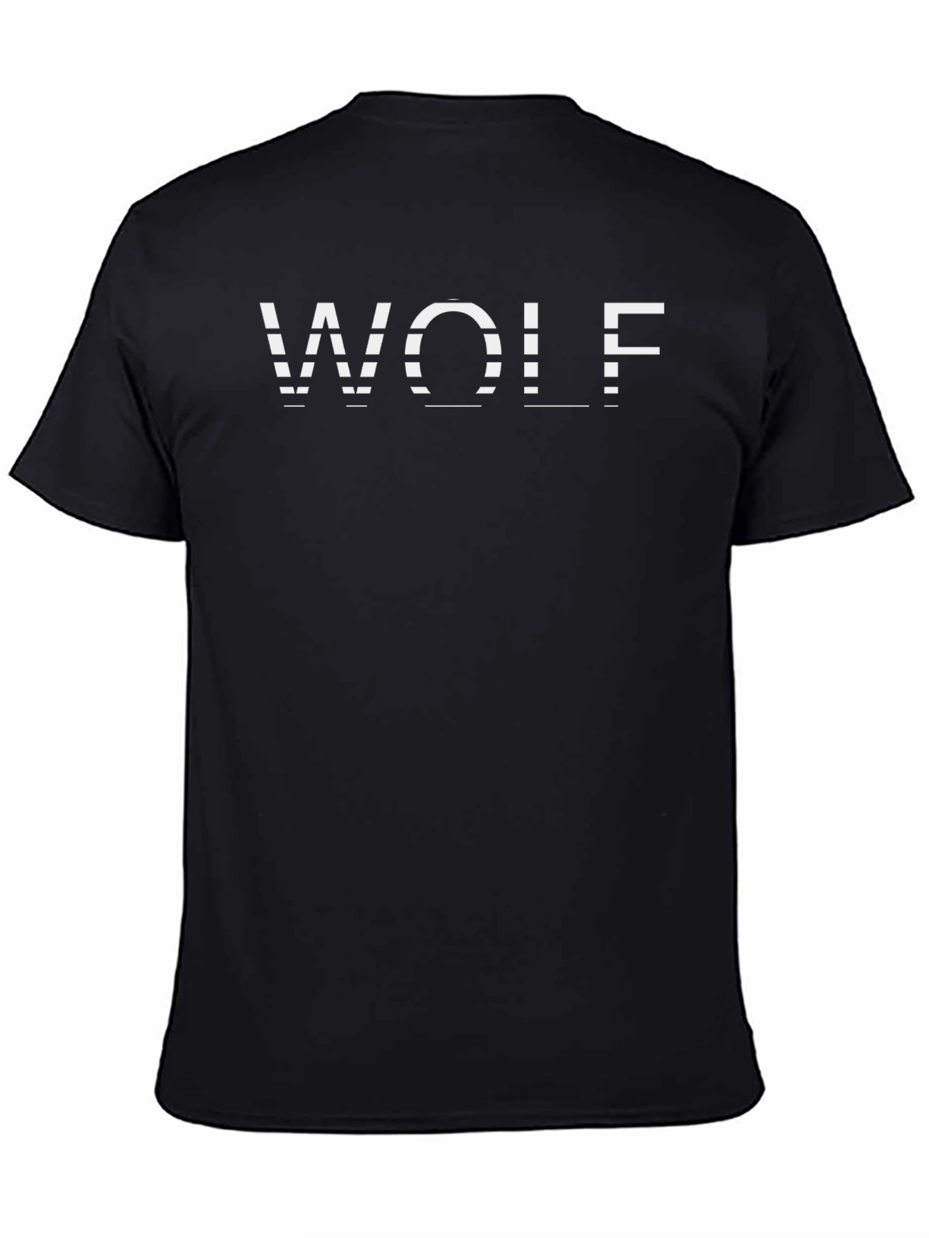 WOLF Graphic Print Crew Neck T-Shirt