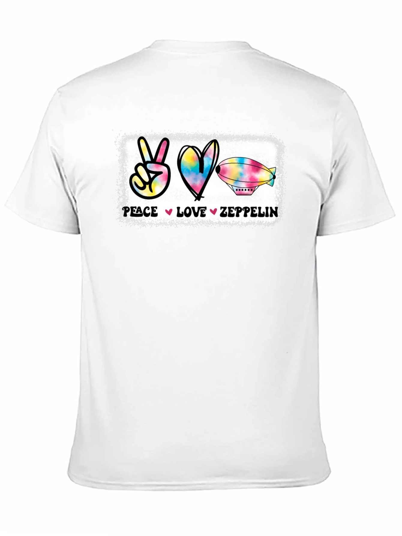Peace Love Zeppelin Graphic T-Shirt