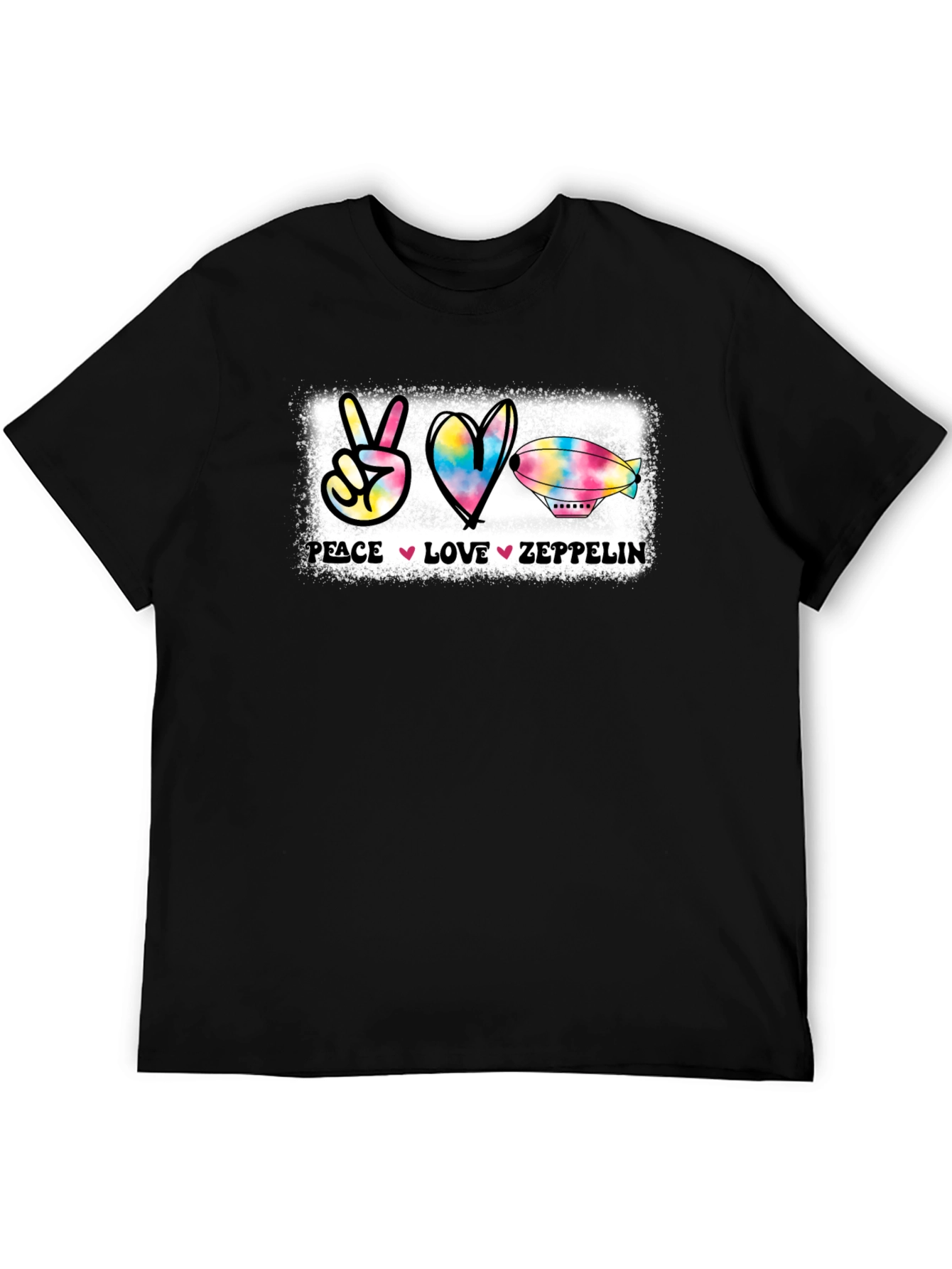 Peace Love Zeppelin Graphic T-Shirt