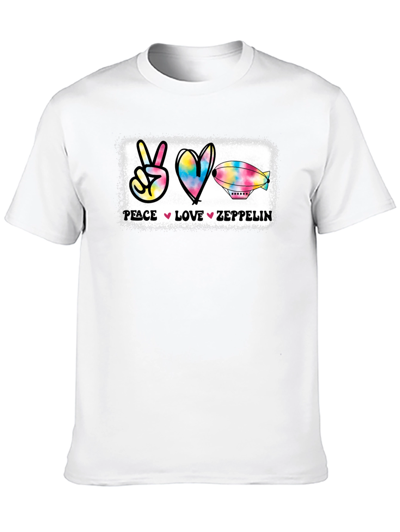 Peace Love Zeppelin Graphic T-Shirt