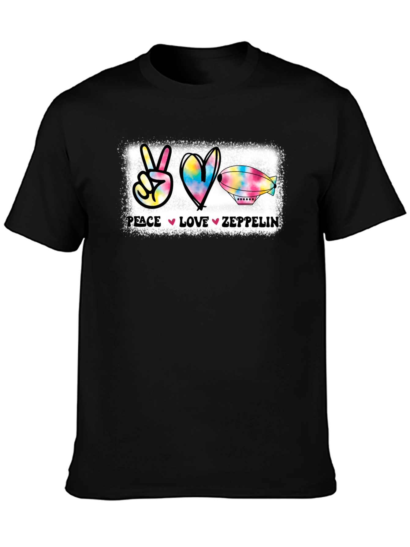 Peace Love Zeppelin Graphic T-Shirt