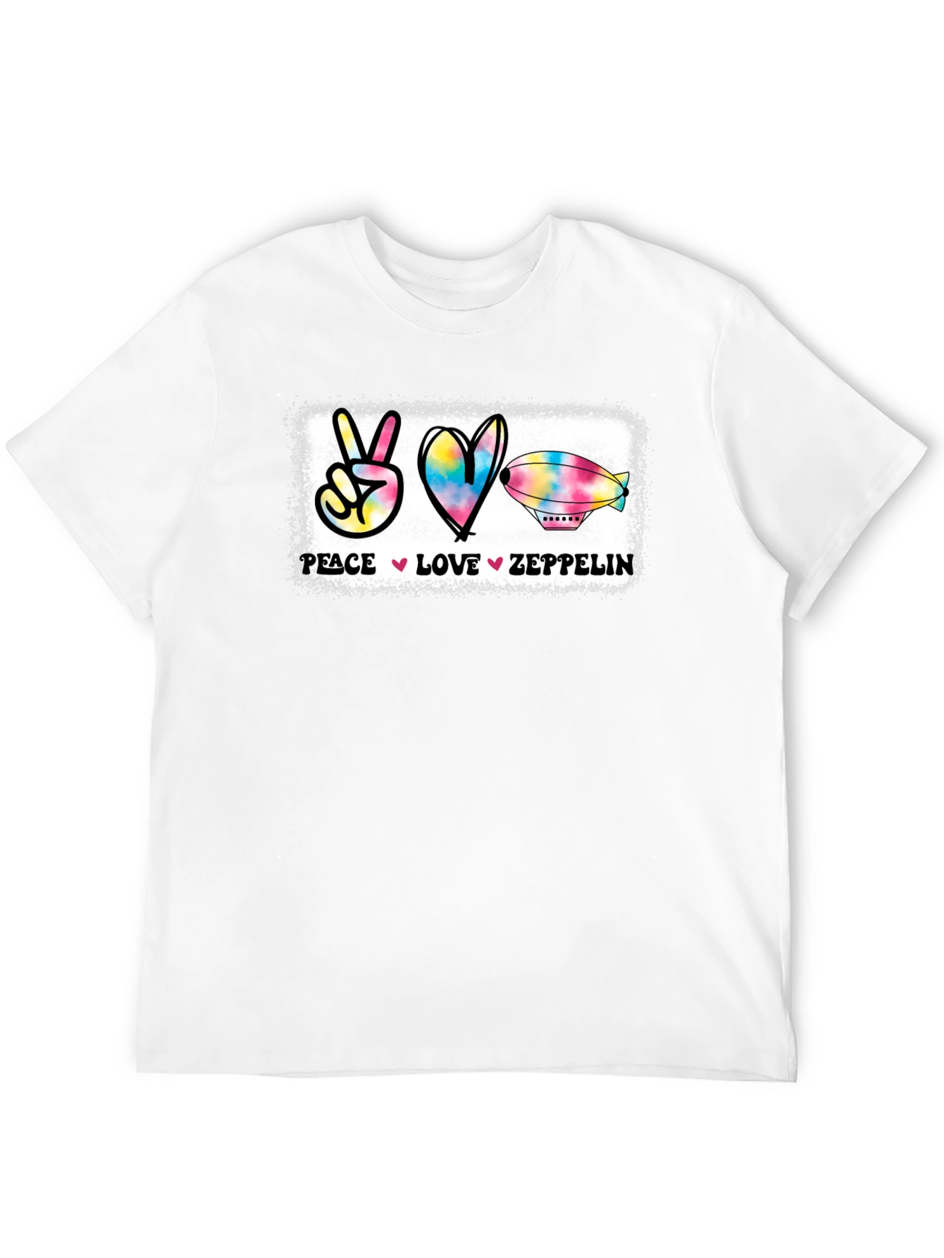 Peace Love Zeppelin Graphic T-Shirt