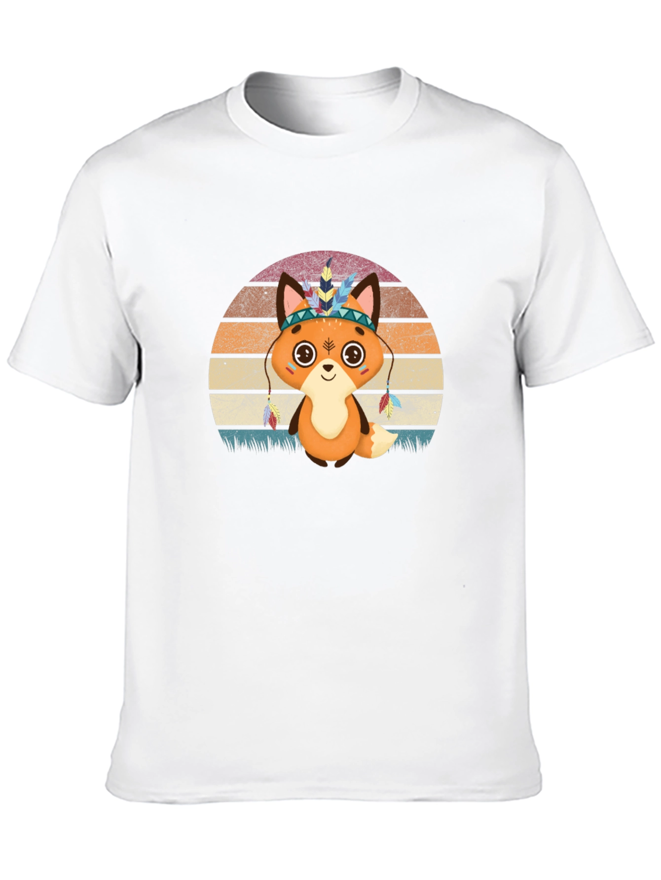 Cute Cartoon Fox T-Shirt