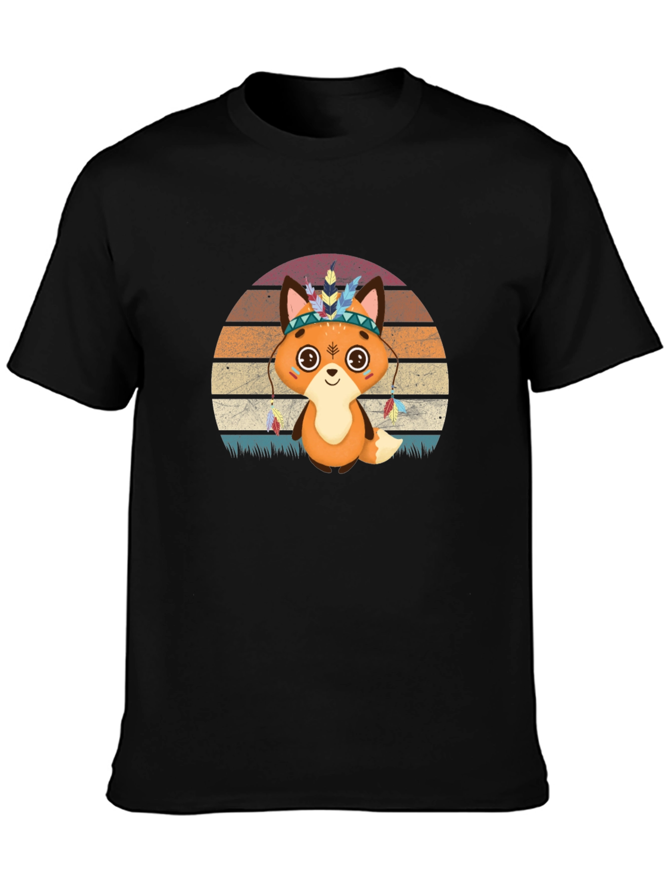 Cute Cartoon Fox T-Shirt