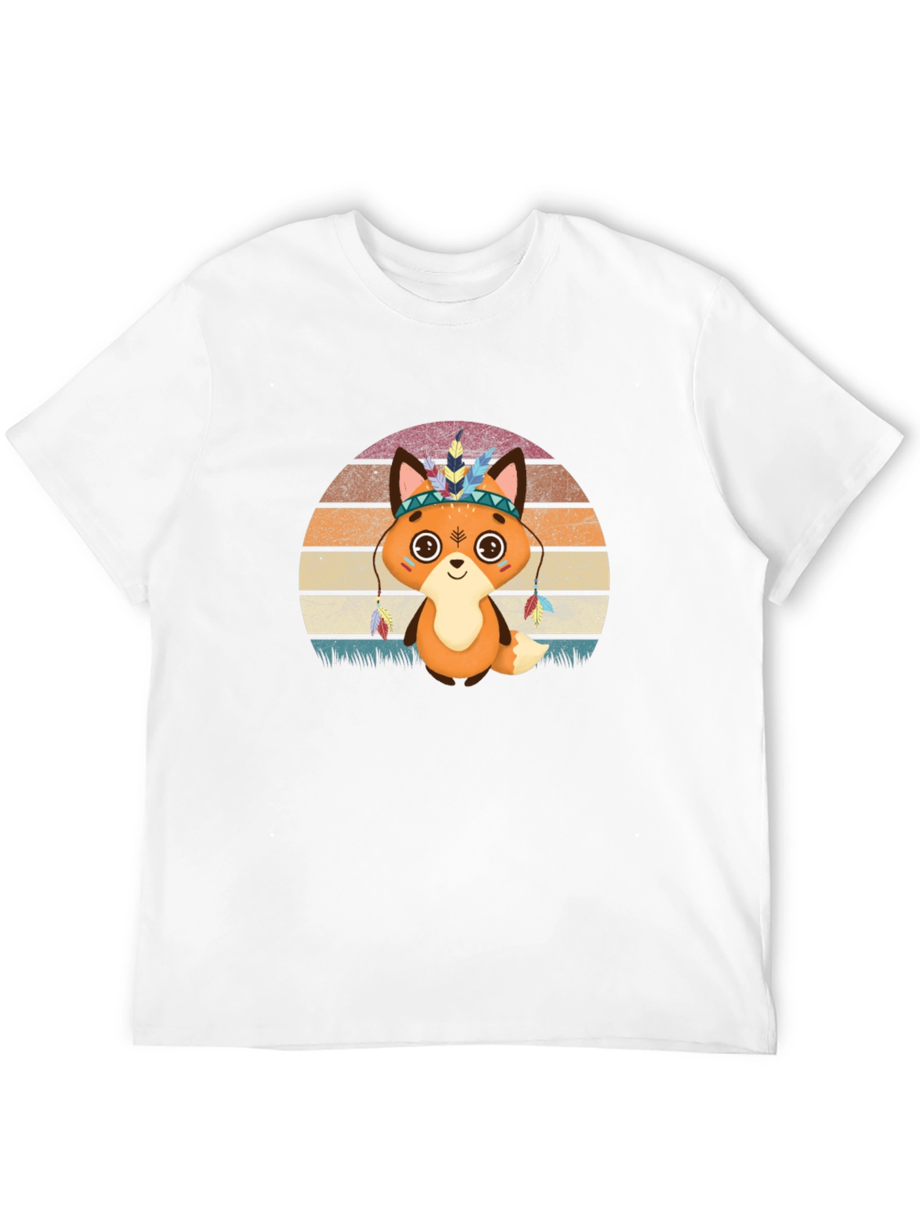 Cute Cartoon Fox T-Shirt