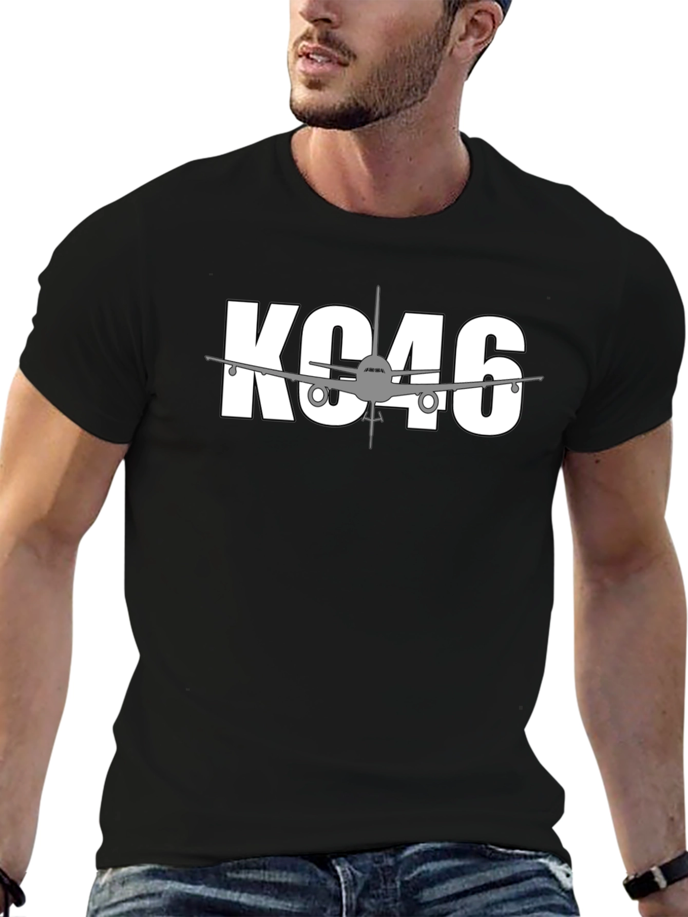 KC46 Airplane Graphic Tee - Aviation Enthusiast T-Shirt