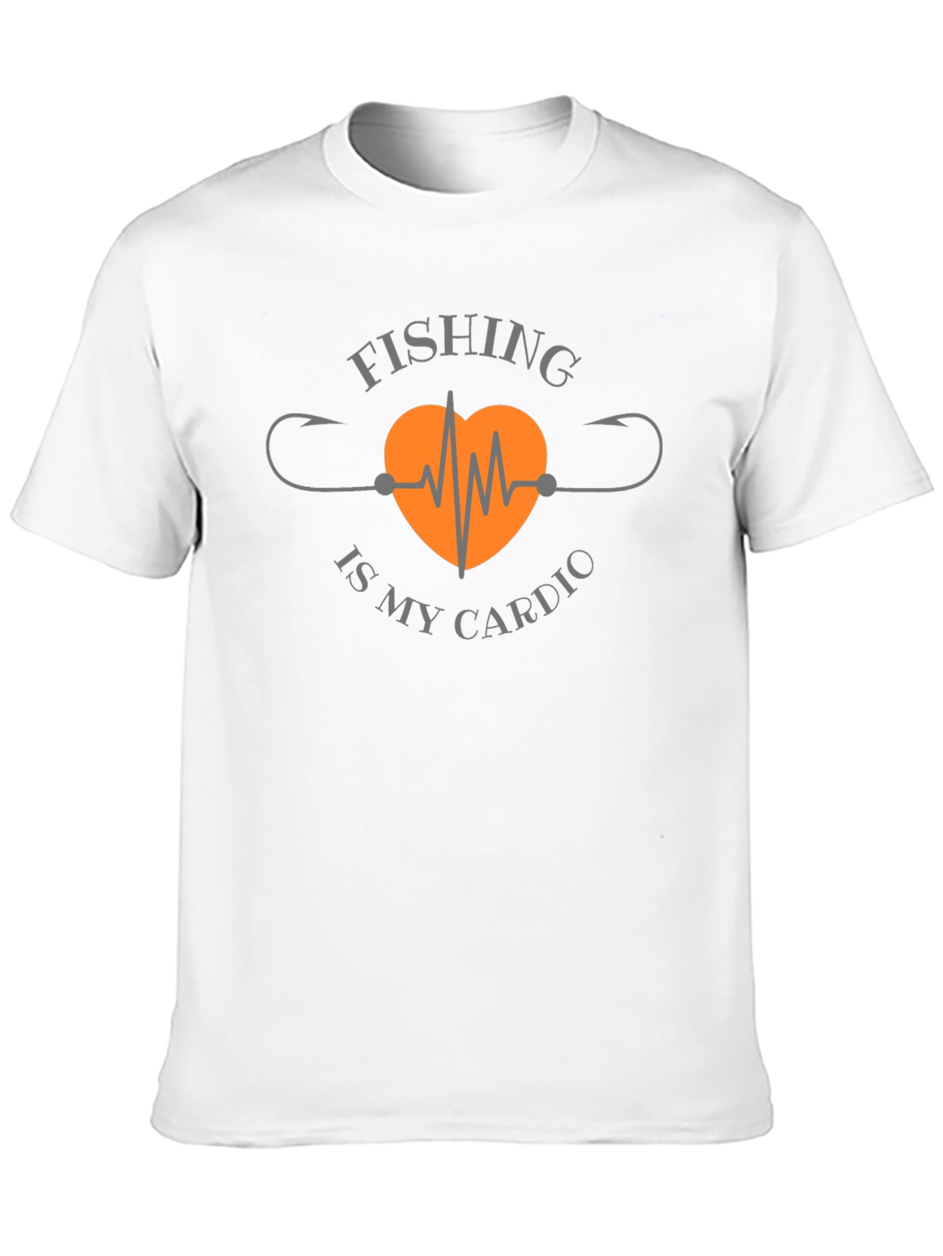 Fishing is My Cardio Graphic T-Shirt