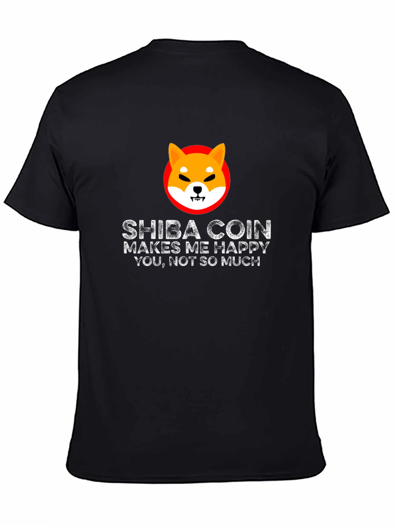 Shiba Coin Makes Me Happy Graphic T-Shirt