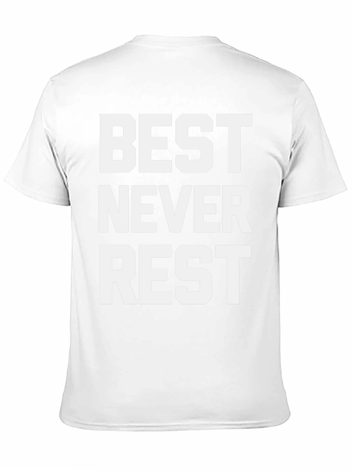Best Never Rest Graphic Tee - Black Cotton