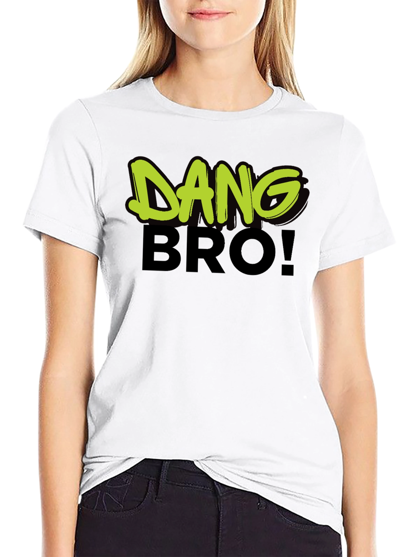 Dang Bro! Graphic Print Mens T-Shirt
