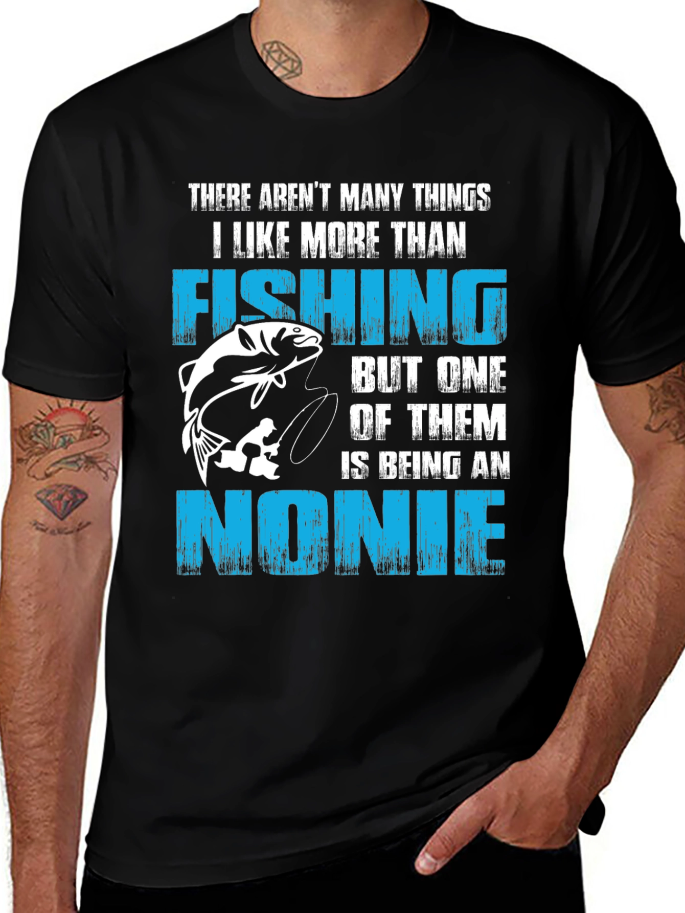 Fishing Nonie Graphic Tee