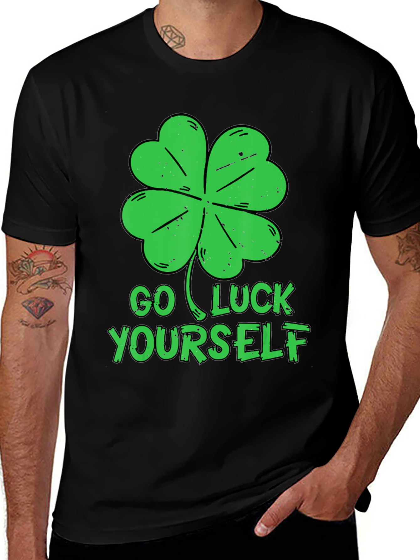 Go Luck Yourself T-Shirt - St. Patricks Day Tee