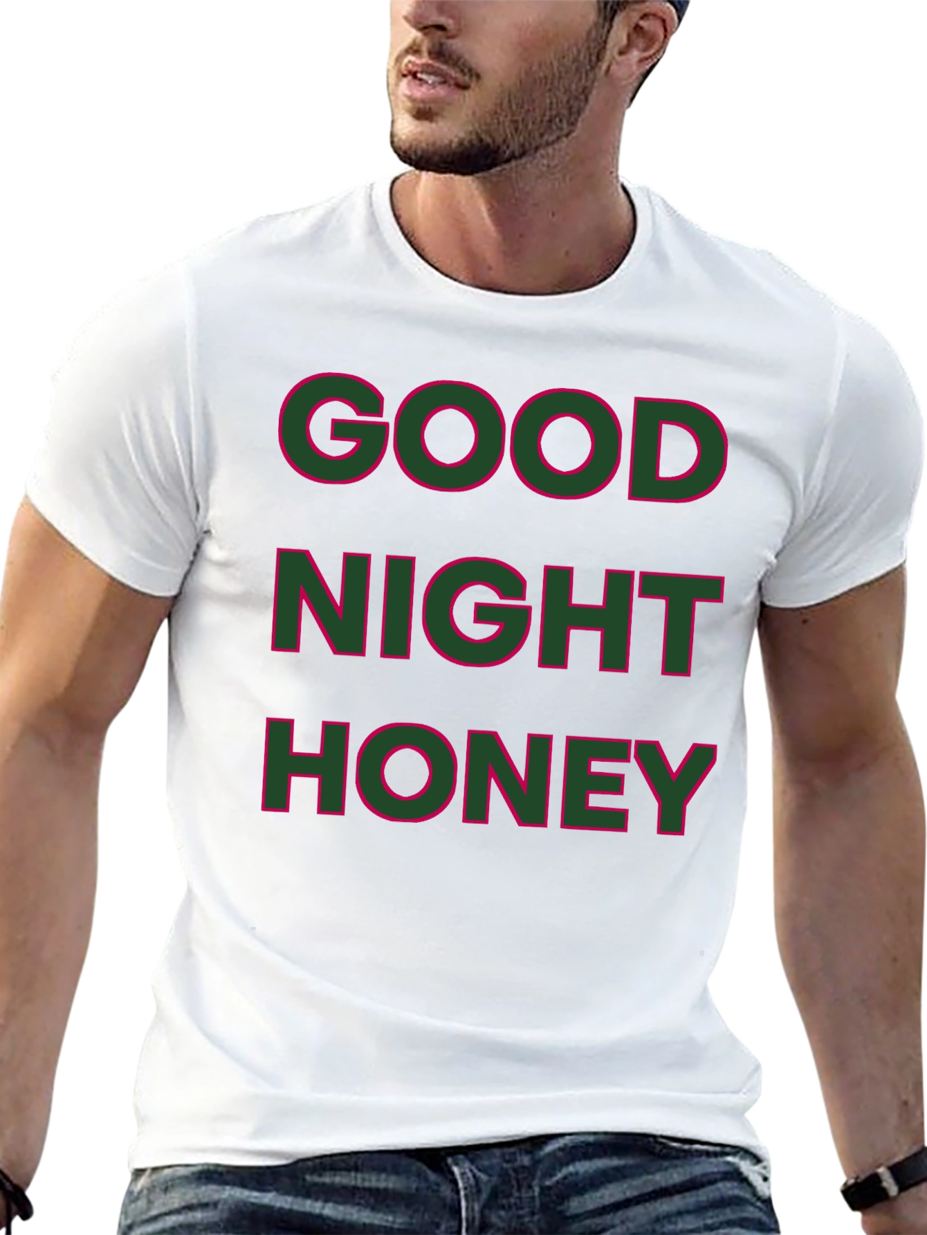 Good Night Honey T-Shirt -  Casual Graphic Tee
