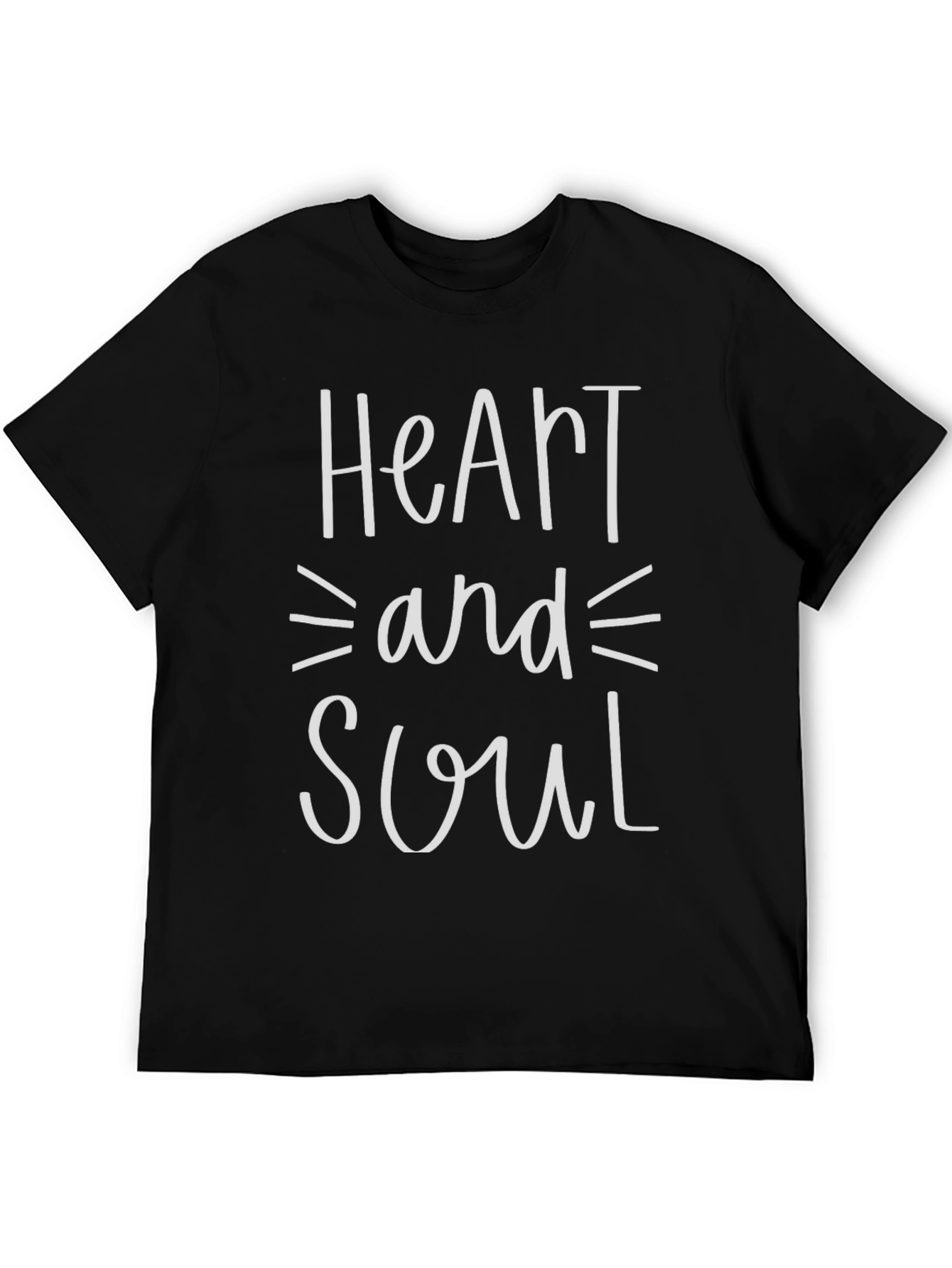 Heart and Soul Graphic Tee - Modern Casual Shirt