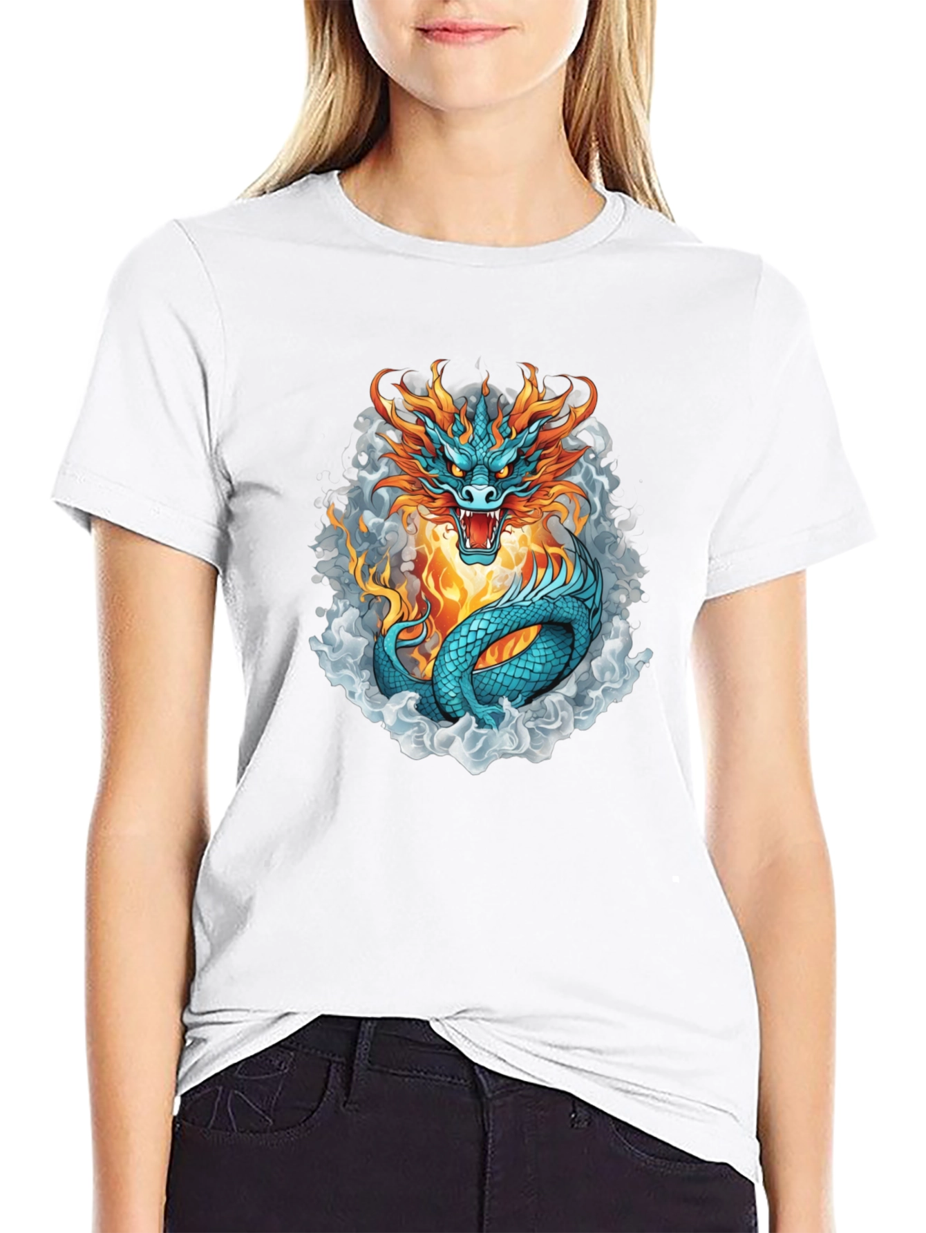 Dragon Fire T-Shirt - Cool Graphic Tee
