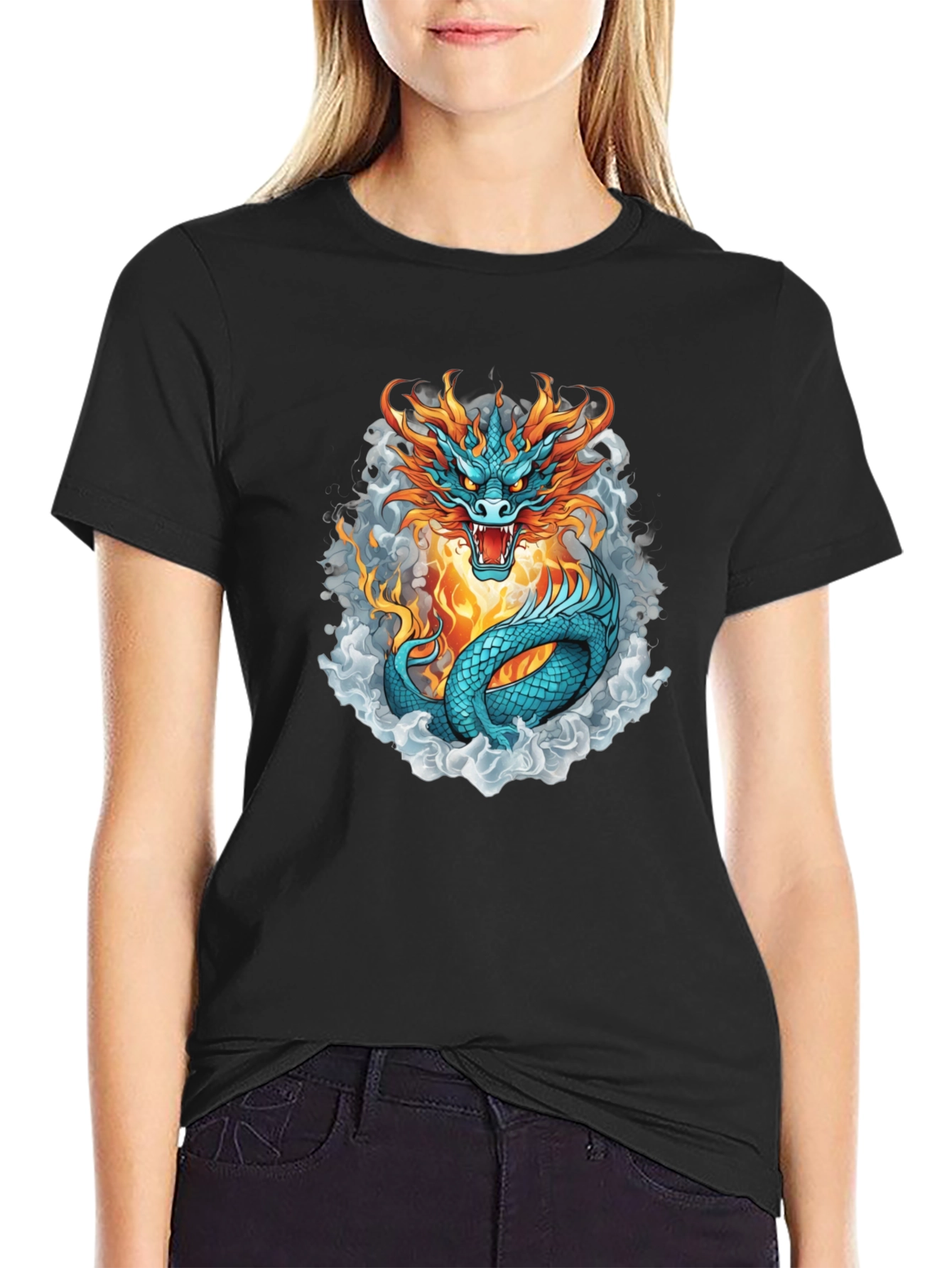 Dragon Fire T-Shirt - Cool Graphic Tee