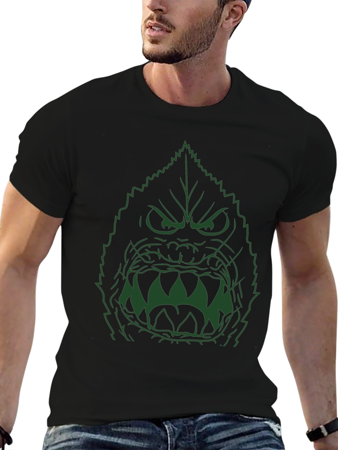 Angry Leaf Monster Graphic Tee