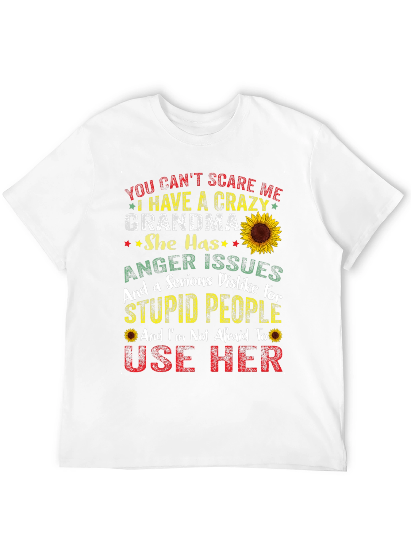 Crazy Grandma T-Shirt: Funny Novelty Graphic Tee