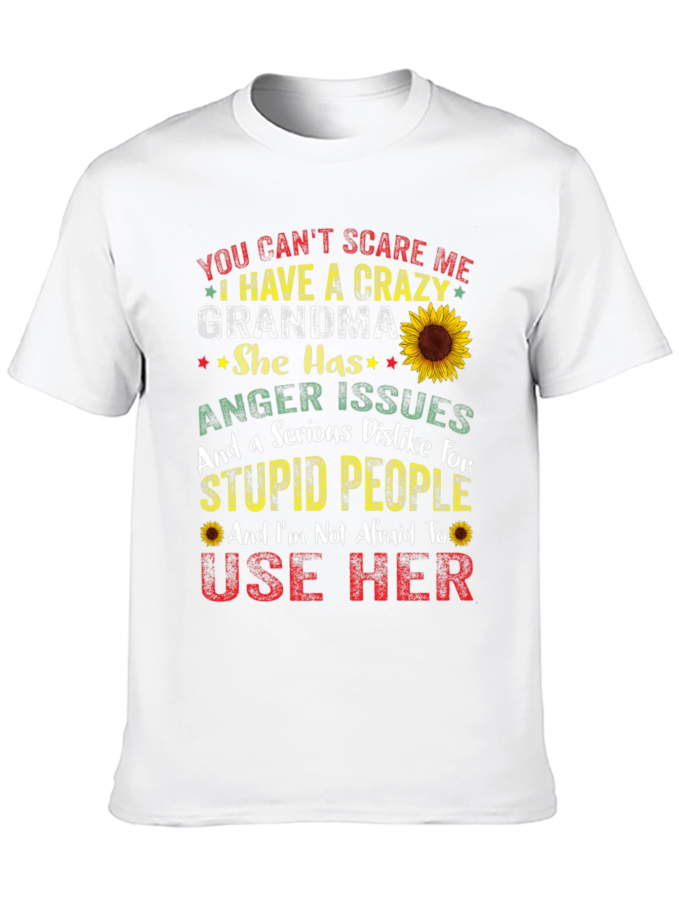 Crazy Grandma T-Shirt: Funny Novelty Graphic Tee