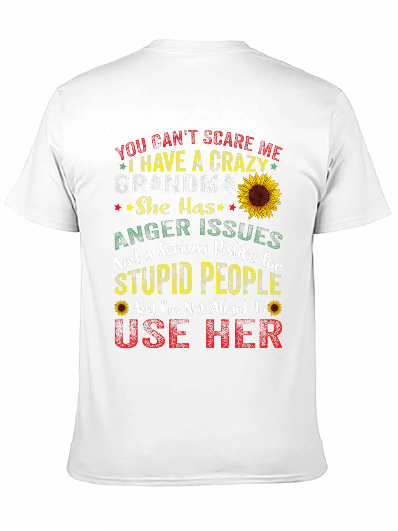 Crazy Grandma T-Shirt: Funny Novelty Graphic Tee