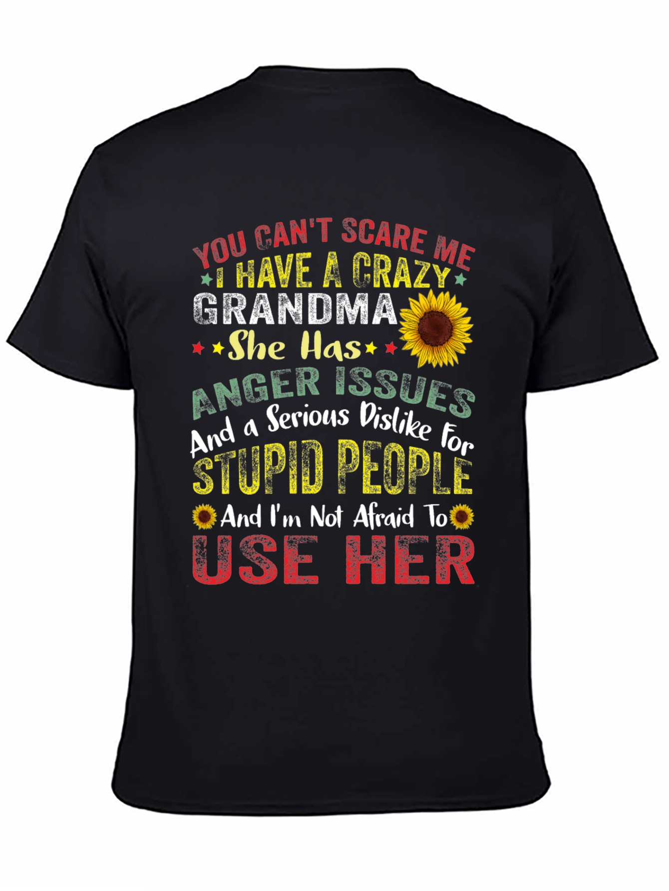 Crazy Grandma T-Shirt: Funny Novelty Graphic Tee