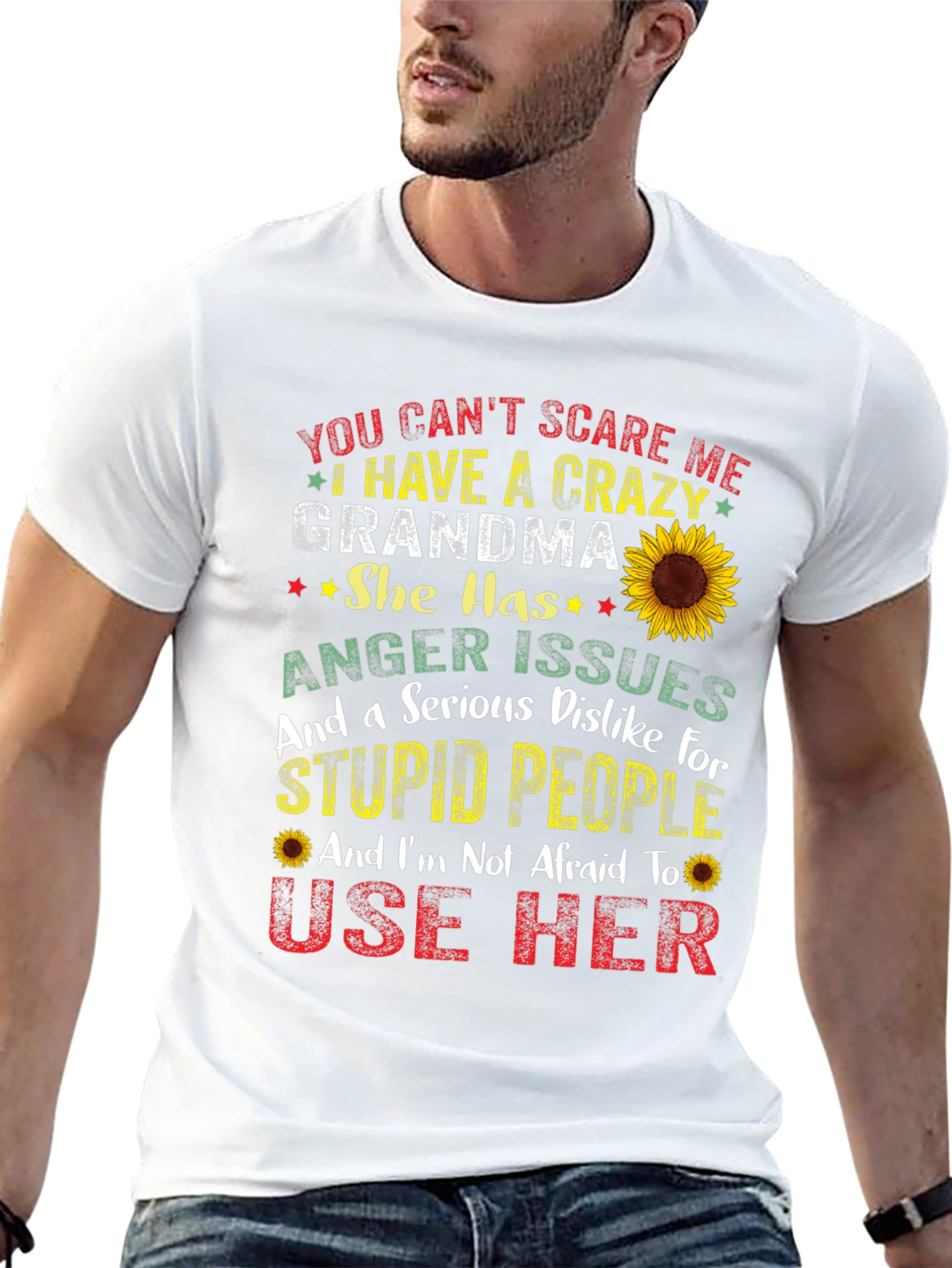 Crazy Grandma T-Shirt: Funny Novelty Graphic Tee