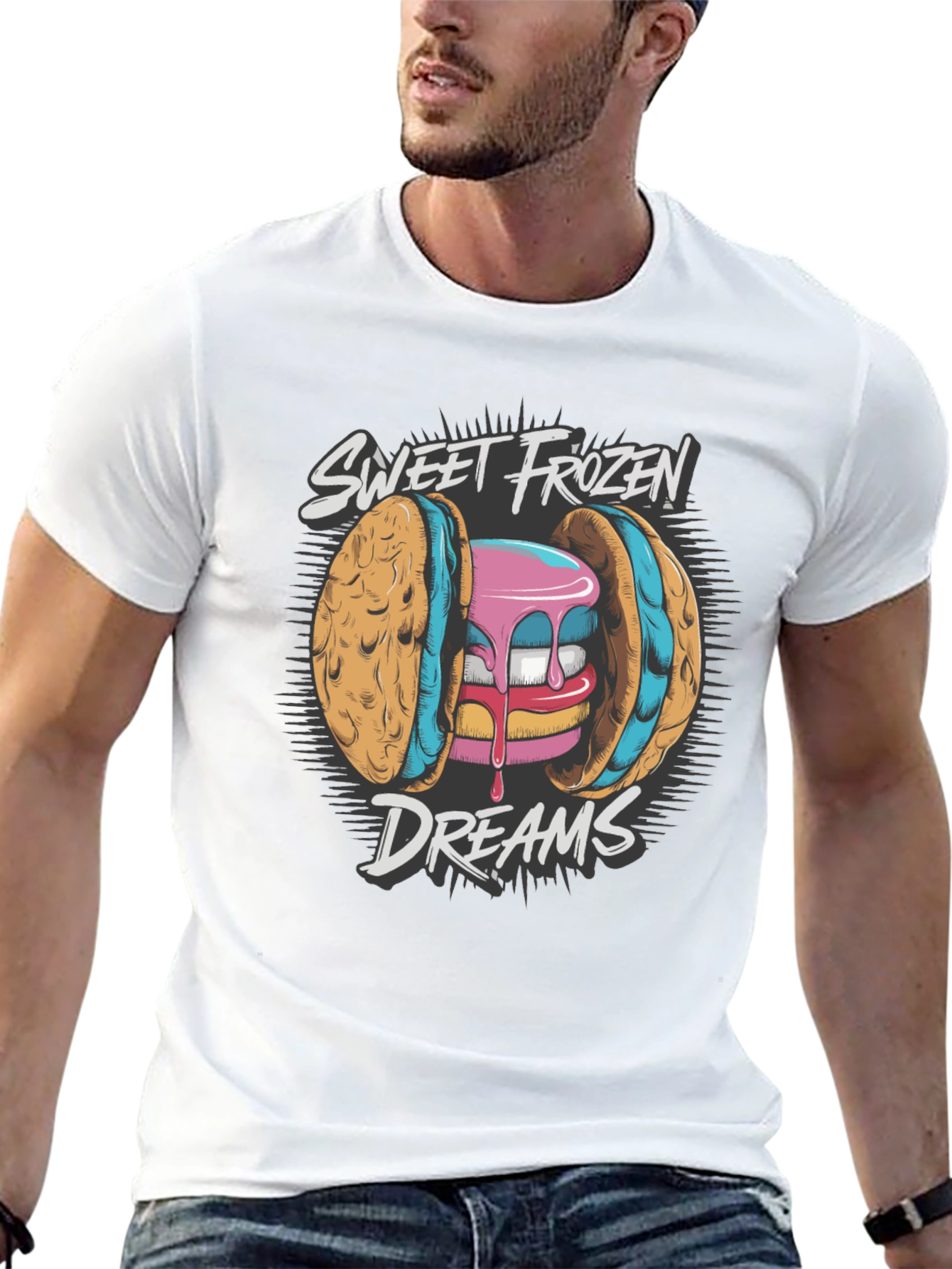 Sweet Frozen Dreams Graphic Tee - Soft Cotton Blend
