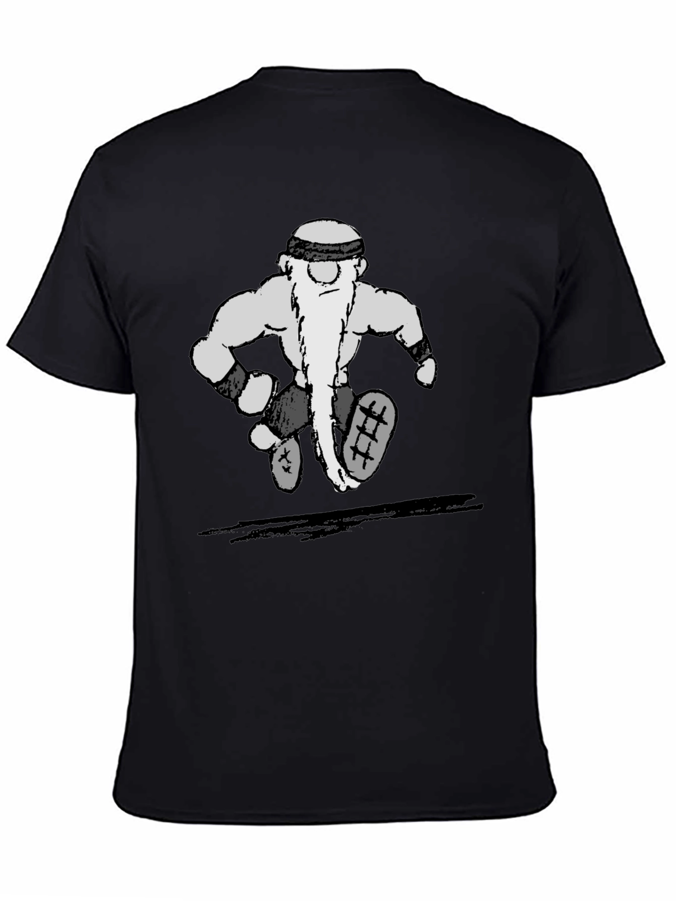 Dwarf Runner Graphic Tee - Mens Black T-Shirt