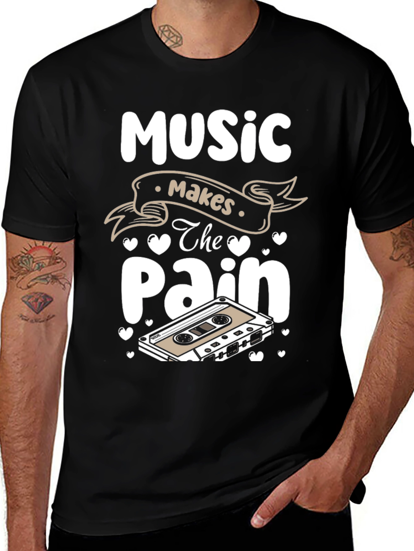 Music Makes The Pain Away T-Shirt