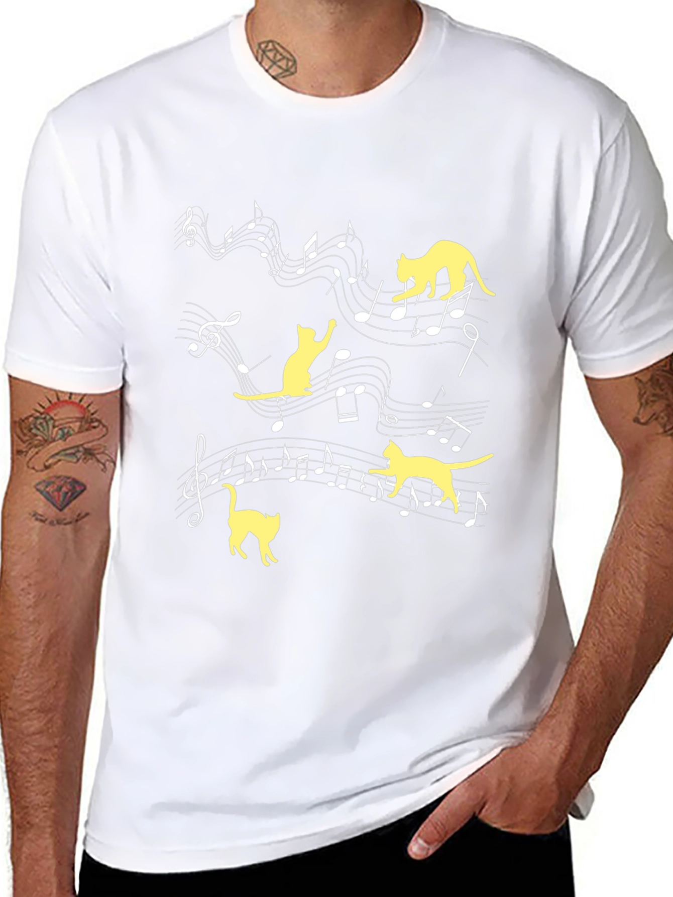 Cats on Staff T-Shirt