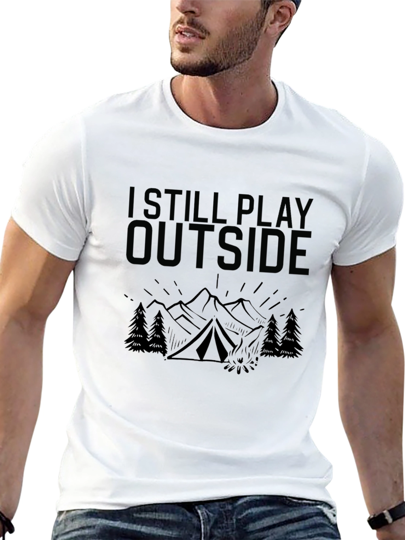 I Still Play Outside Camping T-Shirt