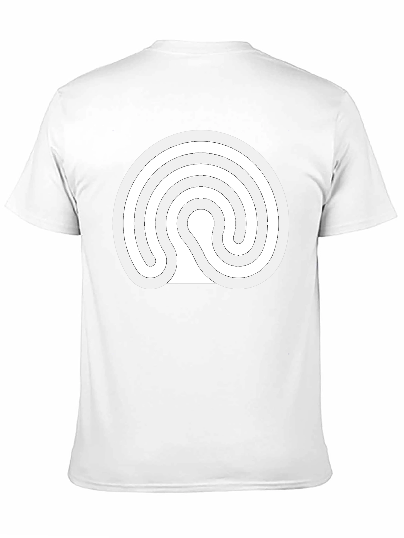 Labyrinth Design Black T-Shirt