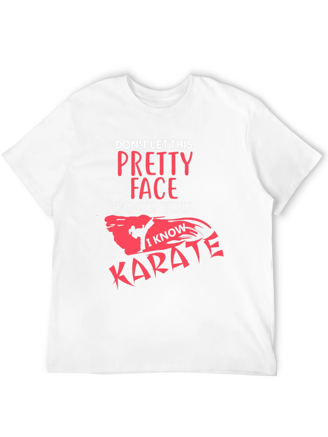 Pretty Face Karate Graphic Tee - Black