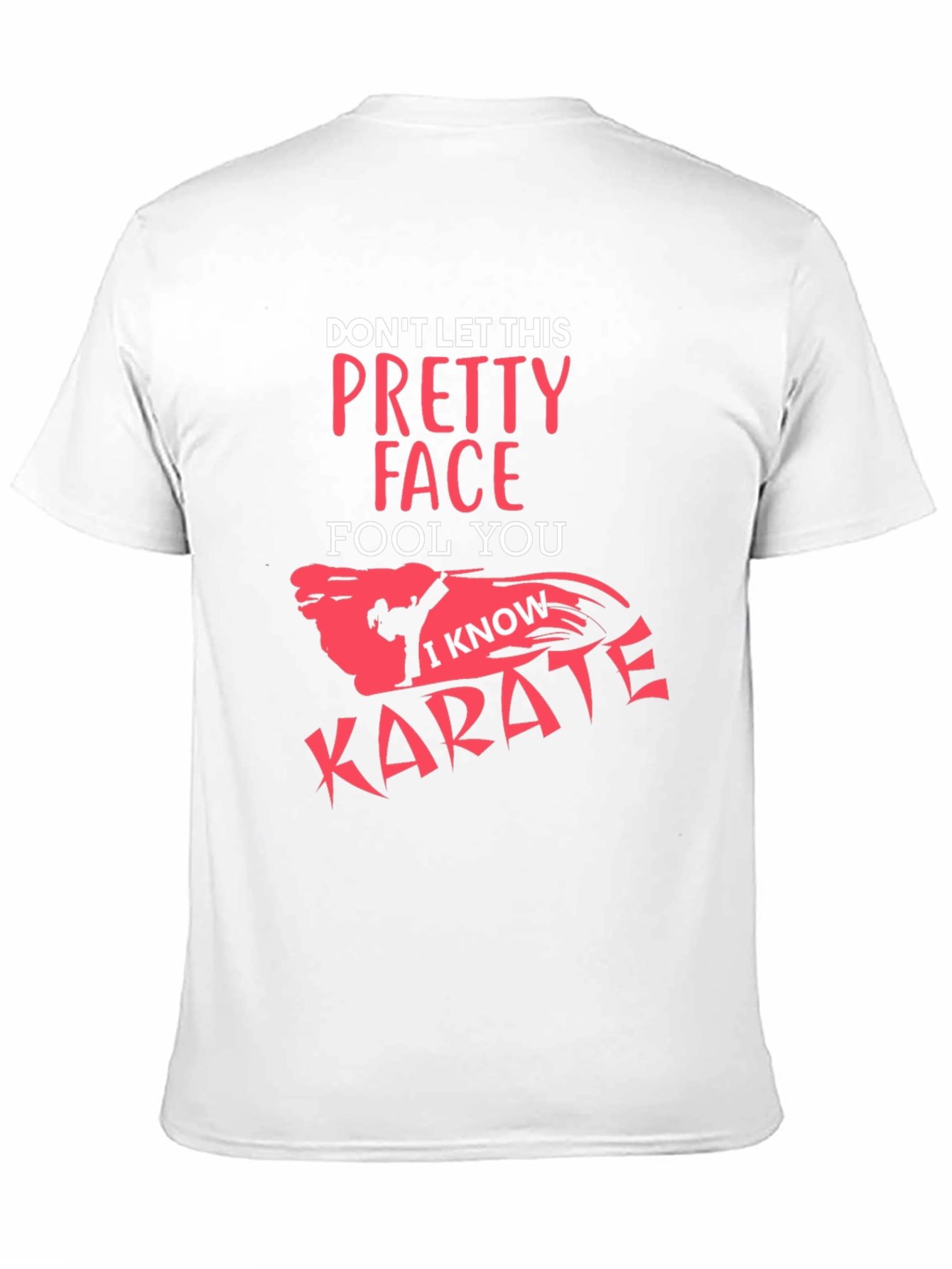 Pretty Face Karate Graphic Tee - Black
