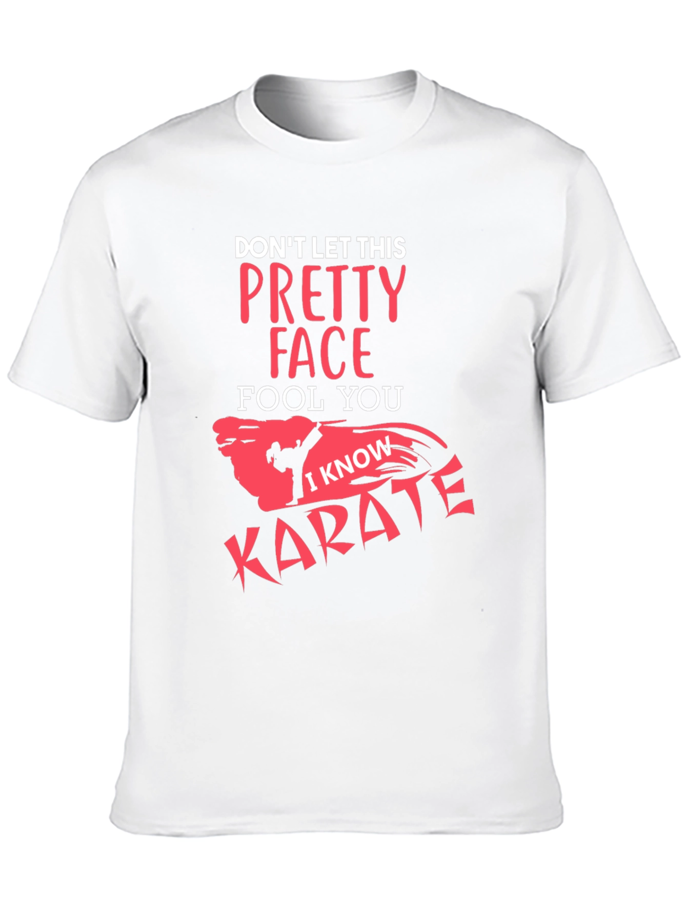 Pretty Face Karate Graphic Tee - Black
