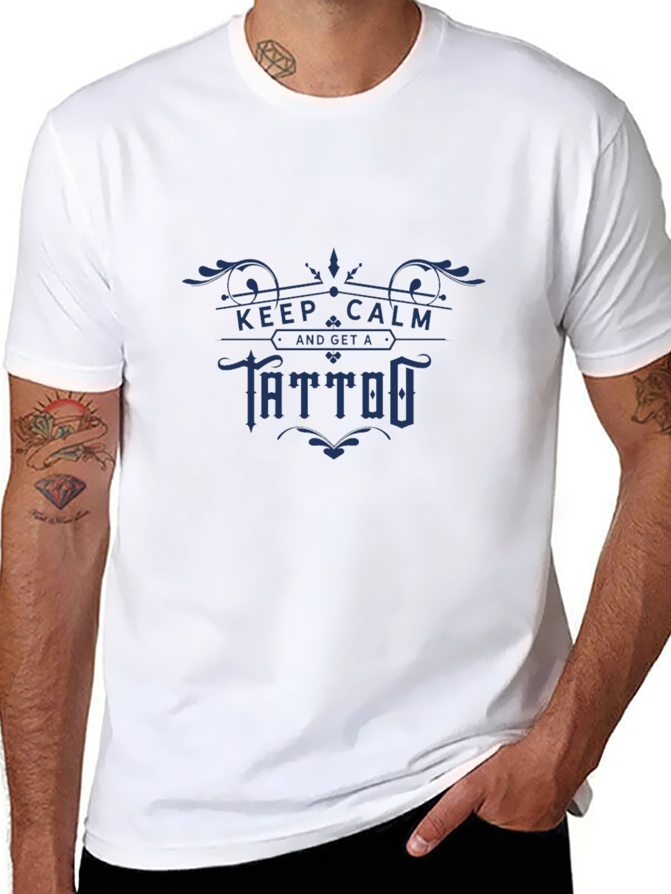 Keep Calm Tattoo Graphic T-Shirt