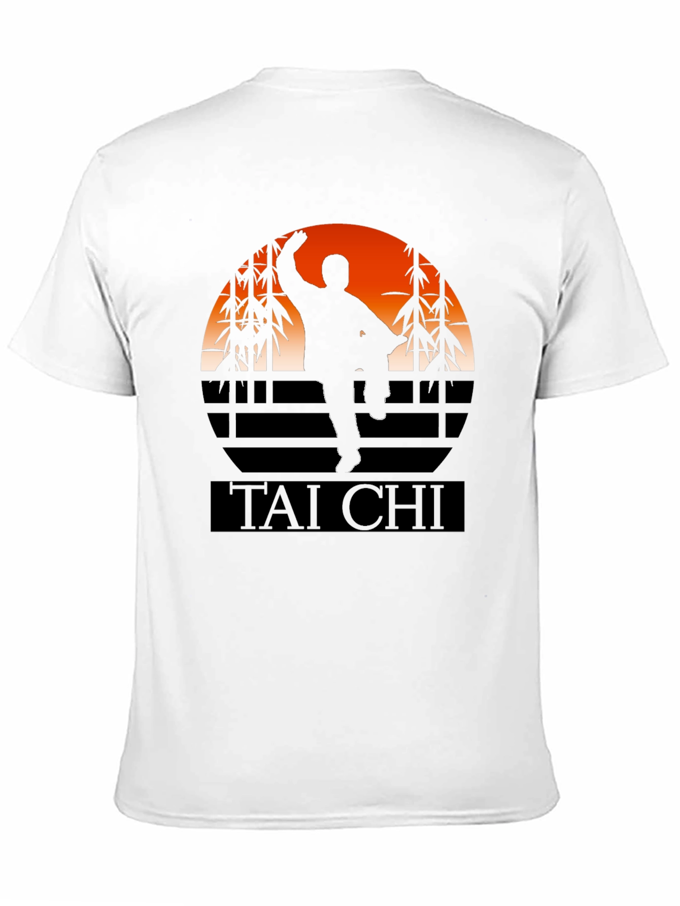 Tai Chi Silhouette Graphic Tee - Martial Arts T-Shirt