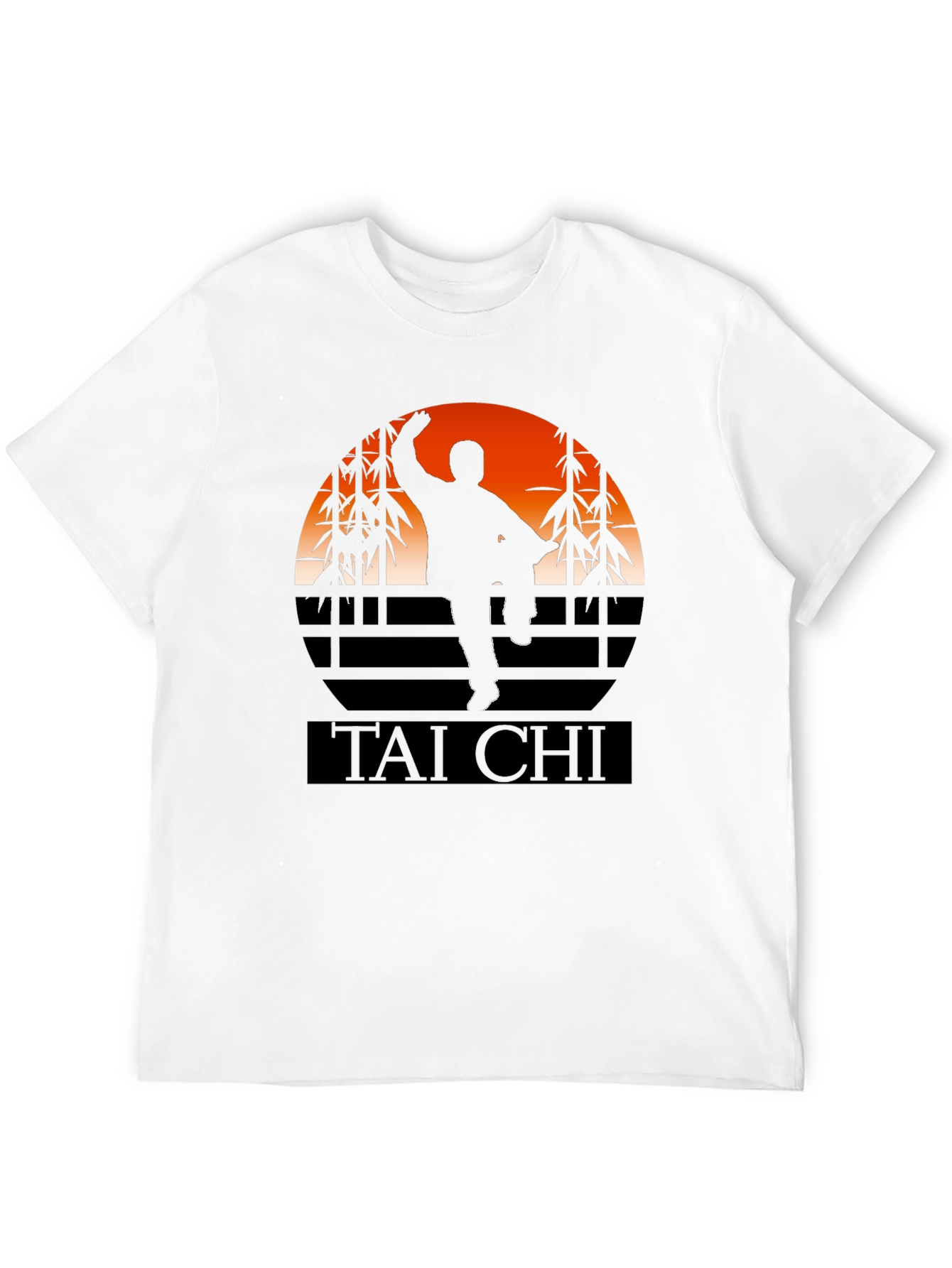 Tai Chi Silhouette Graphic Tee - Martial Arts T-Shirt