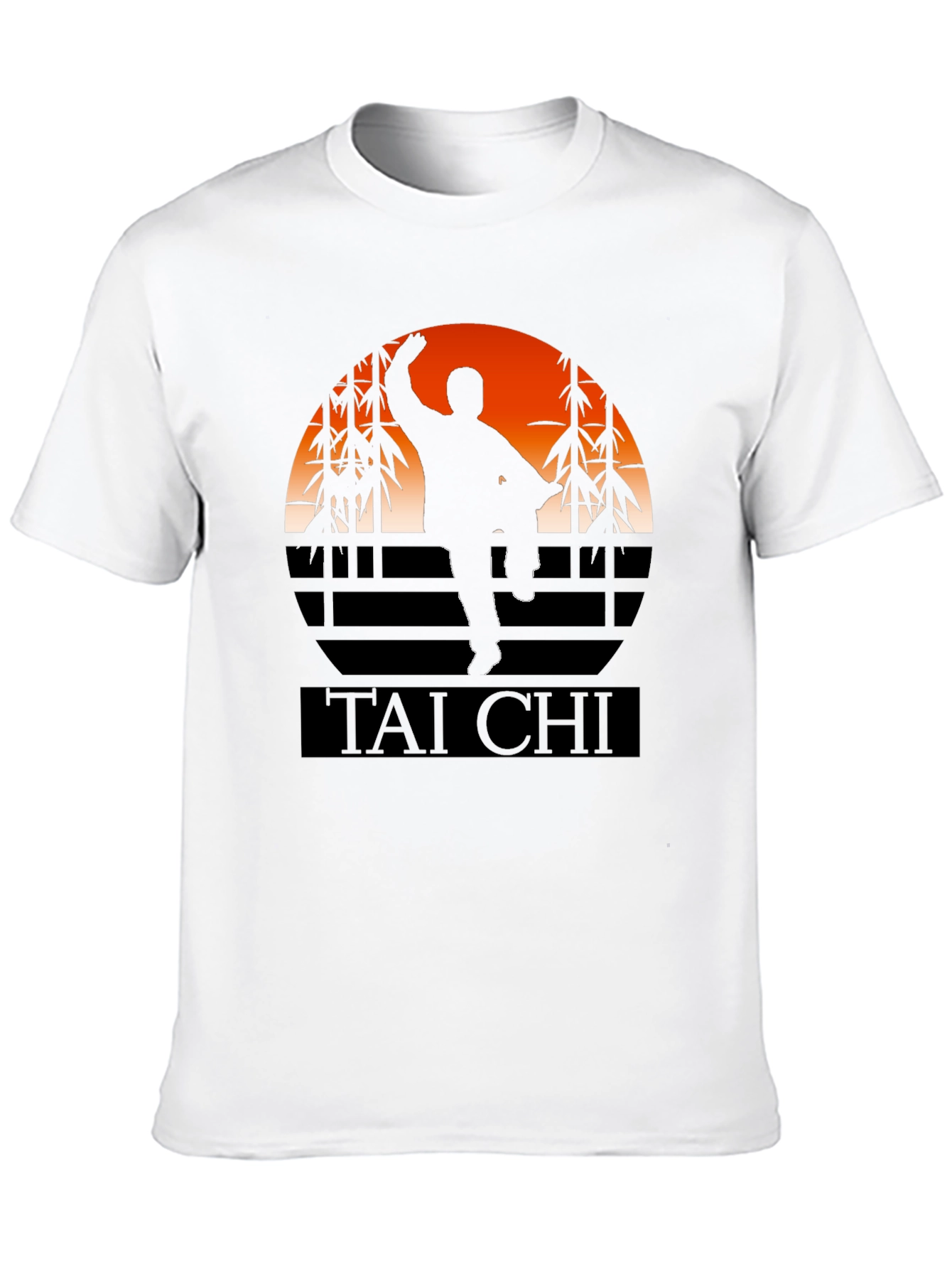 Tai Chi Silhouette Graphic Tee - Martial Arts T-Shirt