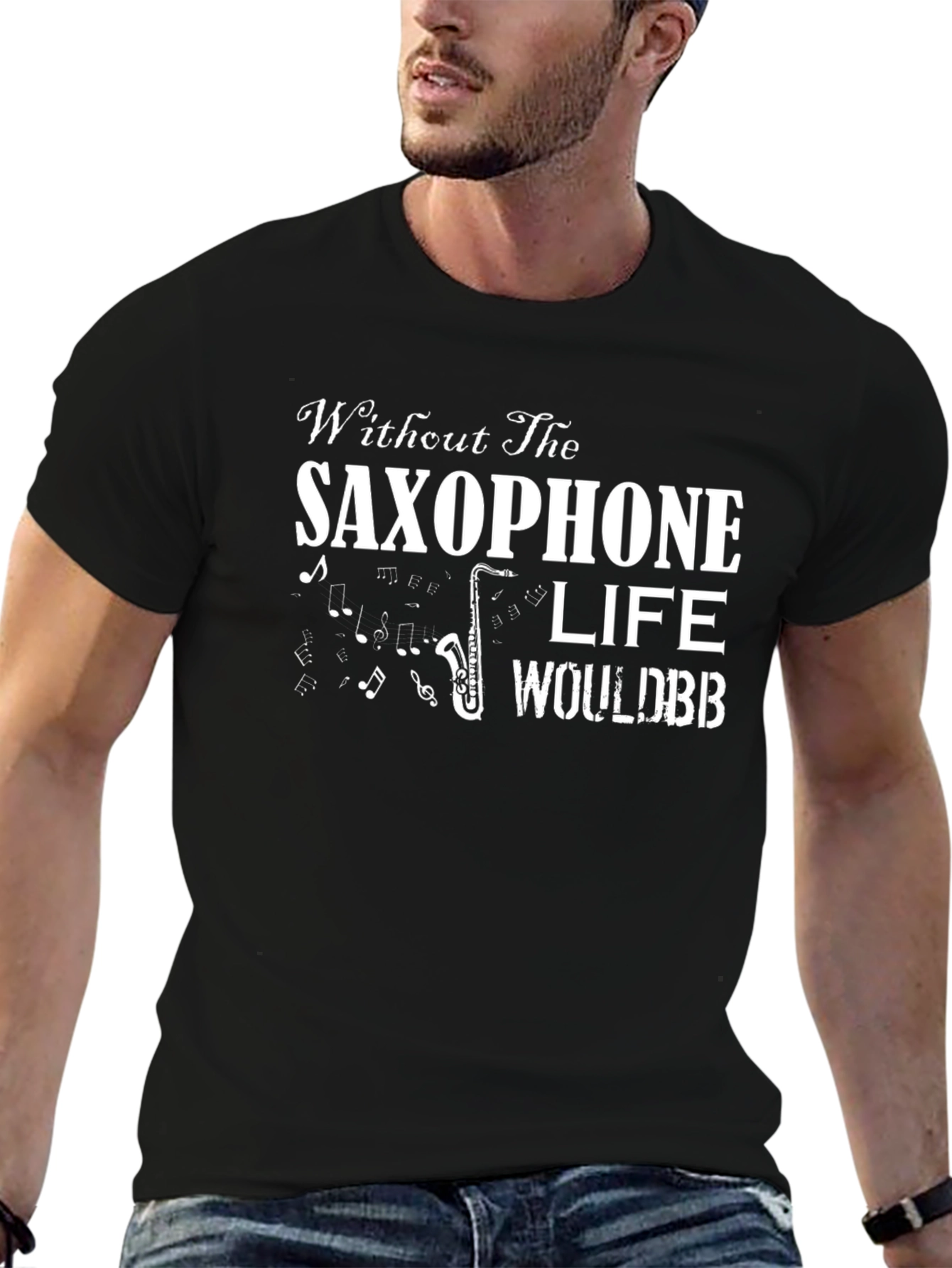 Saxophone Life Music T-Shirt - Unique Design