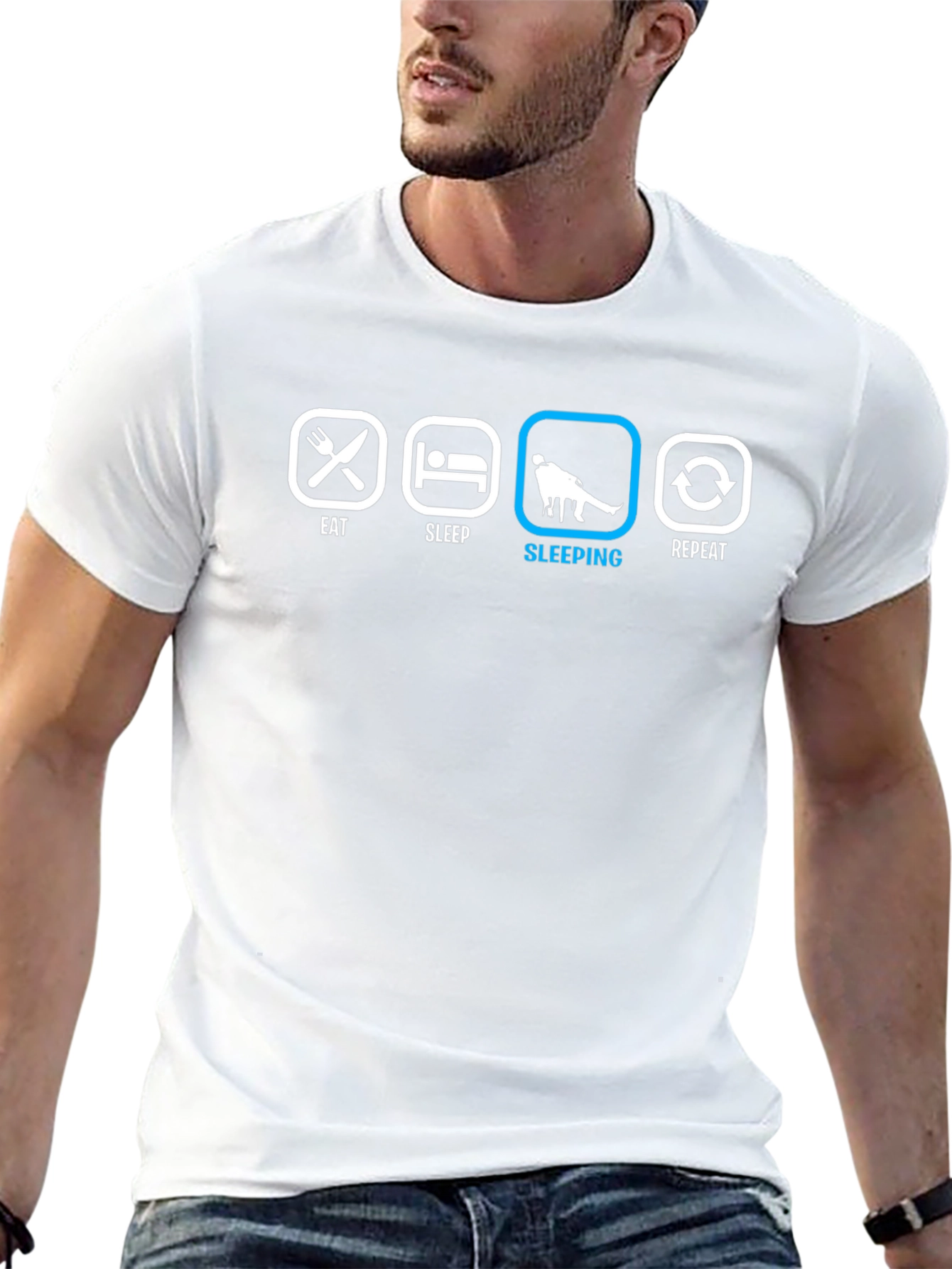 Eat Sleep Sleeping Repeat T-Shirt