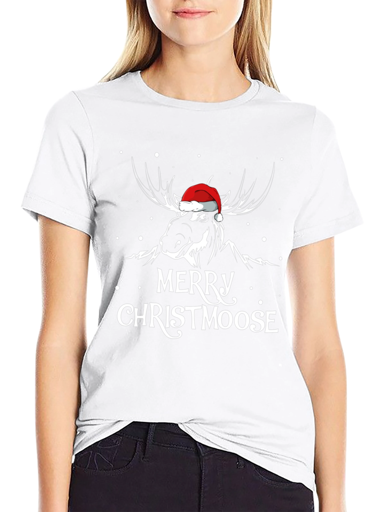 Merry Christmoose Graphic Tee