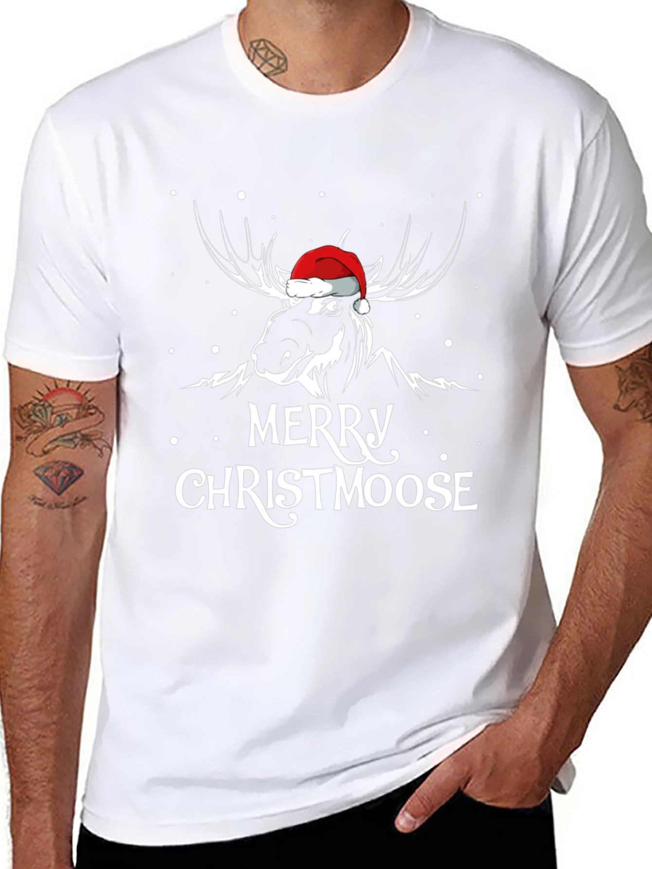 Merry Christmoose Graphic Tee