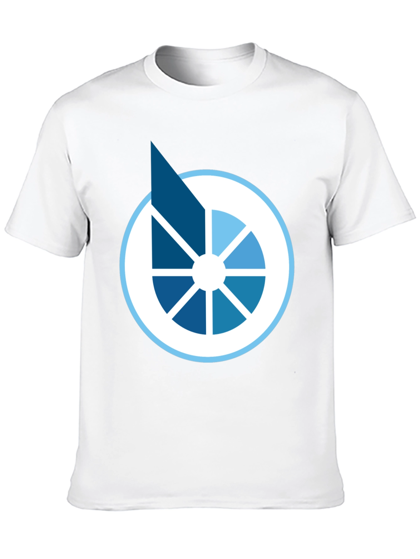 Modern Graphic Tee - Abstract Circle Design